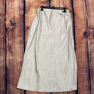 Chic Cream Maxi Skirt for Women